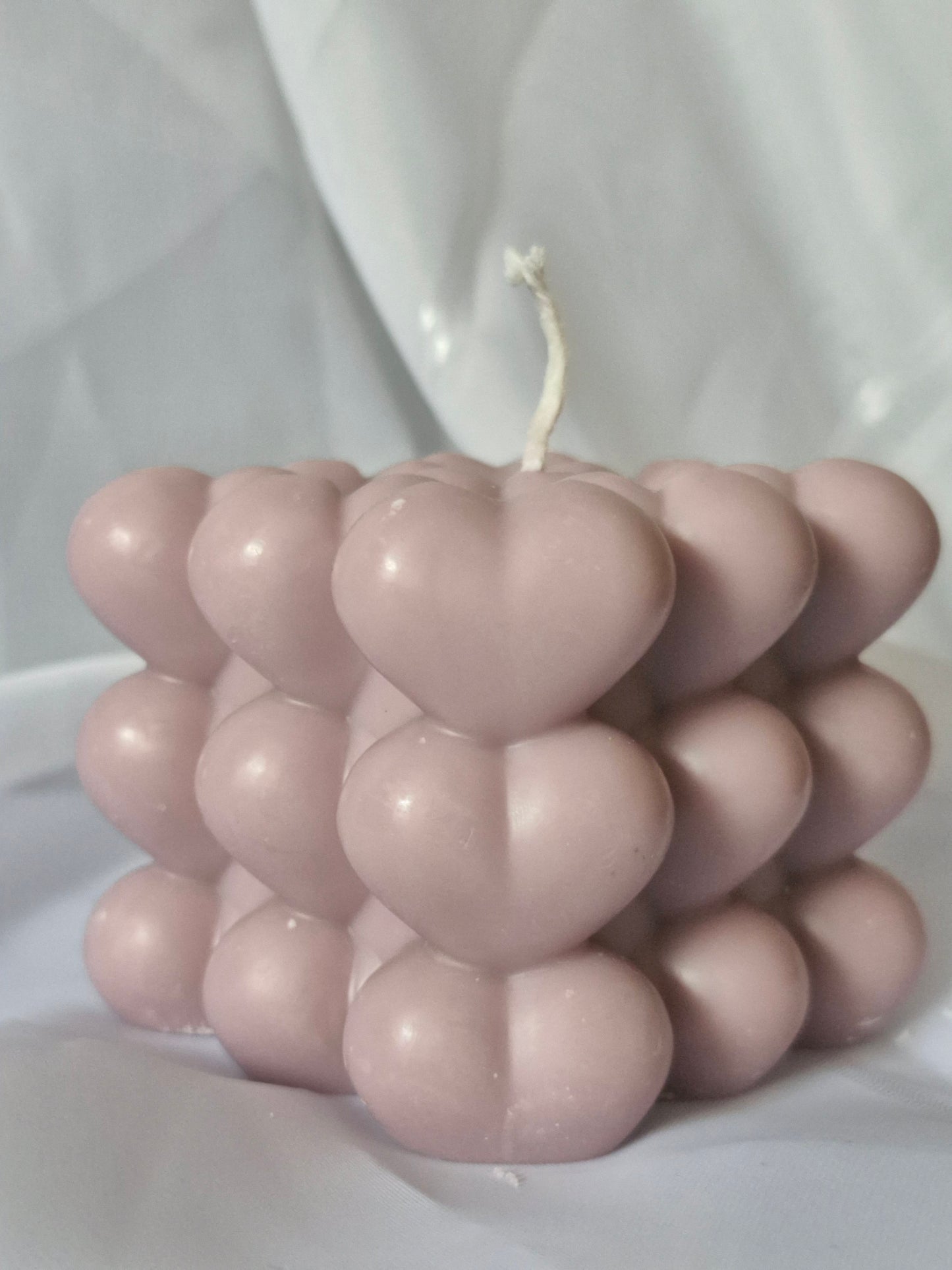 Bubble-Heart-Candle