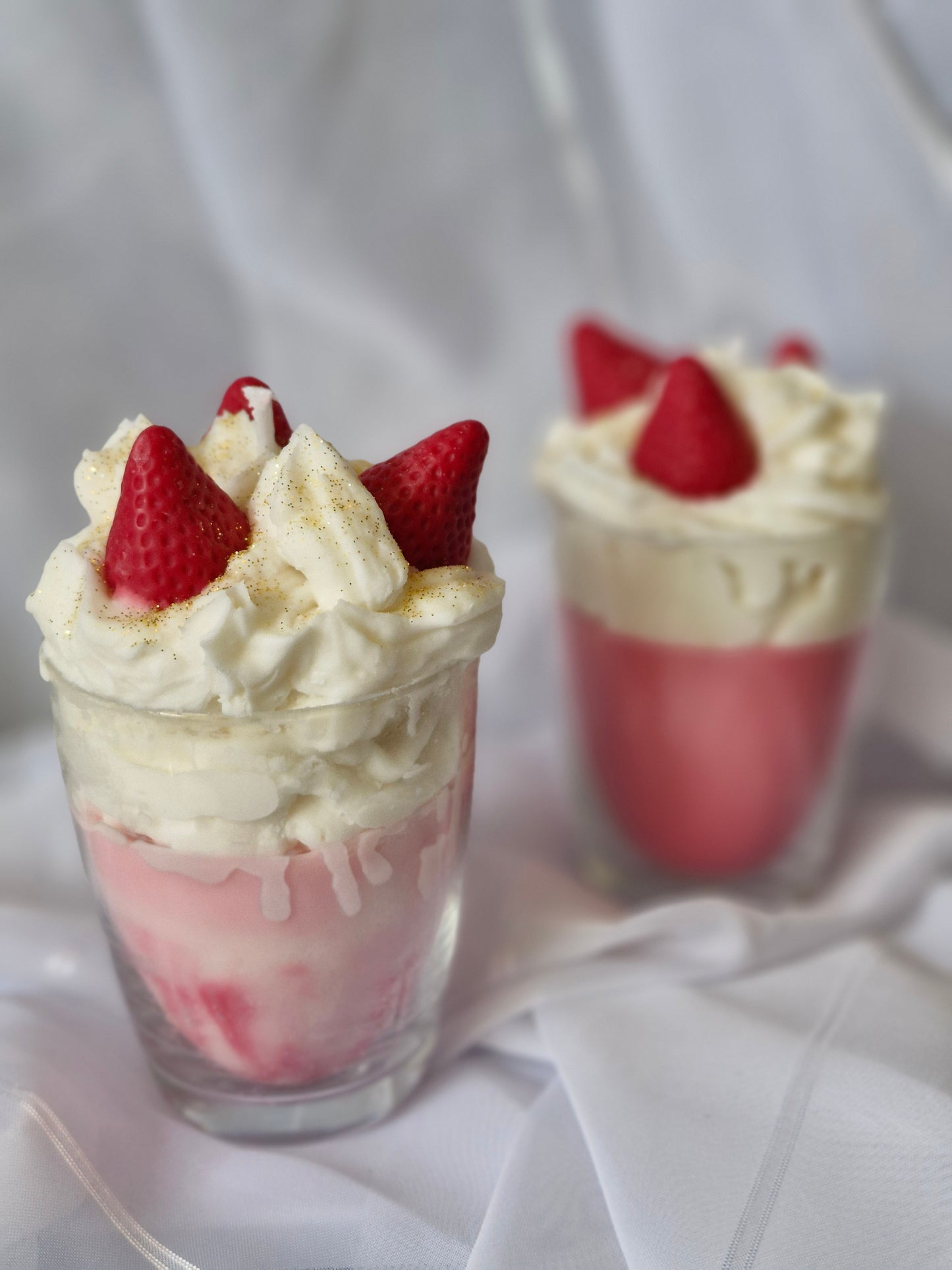 Erdbeer-Traum aus Wachs