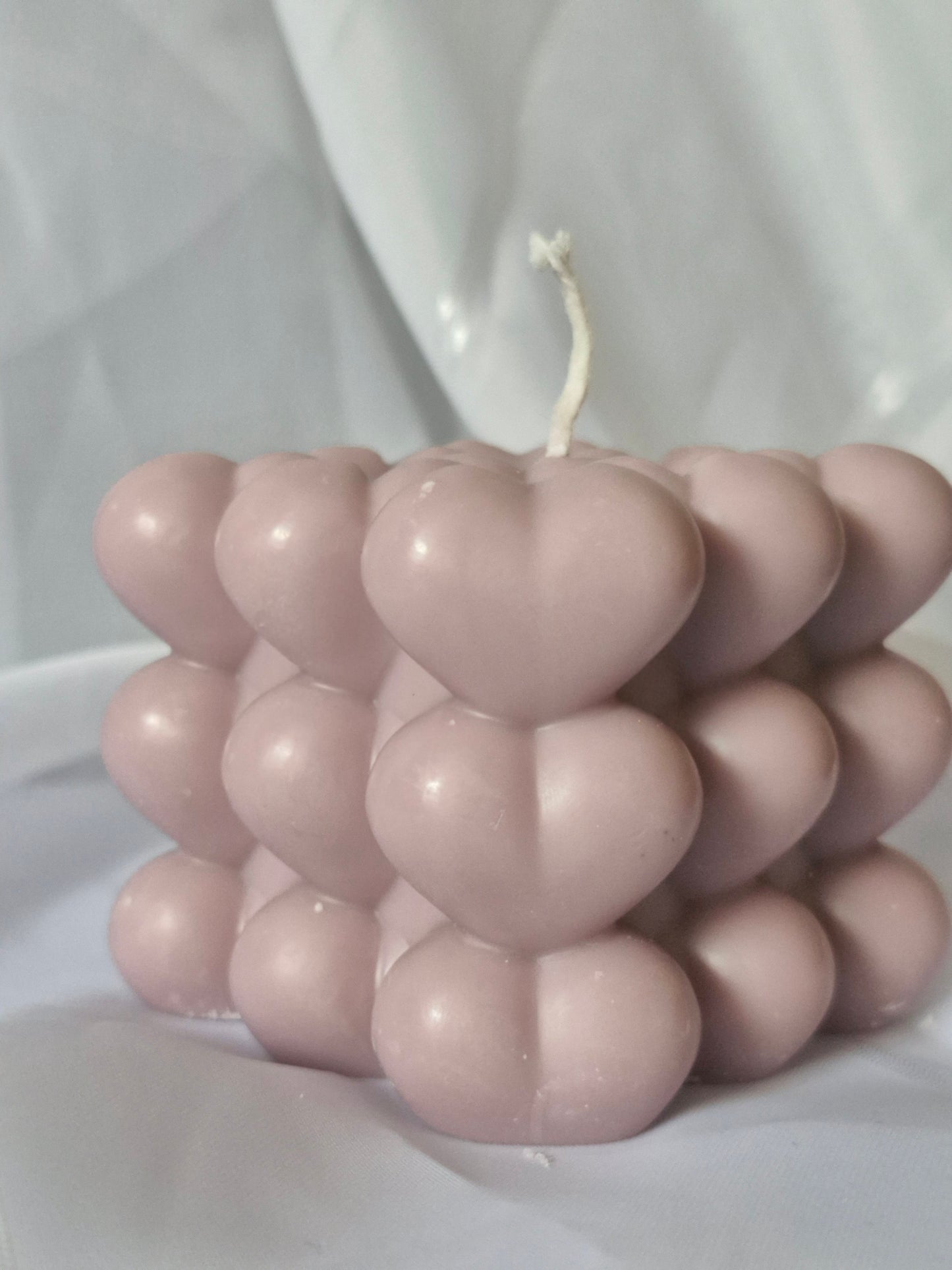 Bubble-Heart-Candle