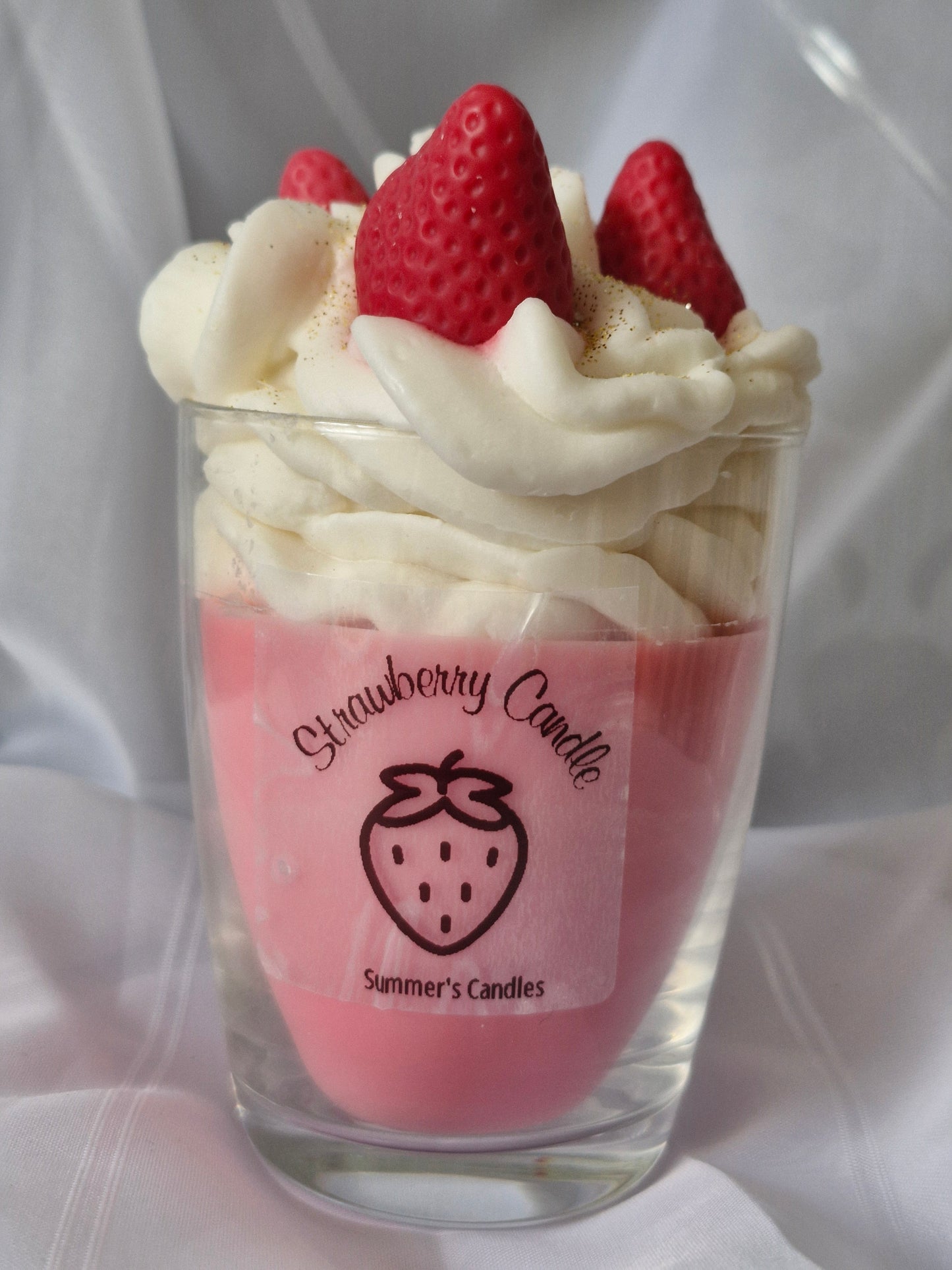 Erdbeer-Traum aus Wachs