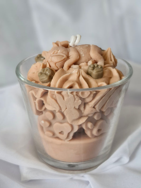 Sweet Dog French-Bulldog Dessert-Kerze